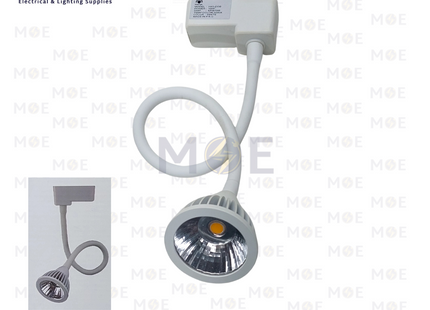 Goldenlight LED COB Track Light Head Spot White Warmwhite 10W | H40 | سبوت ليد سكة مع ماسورة ابيض ورم وايت