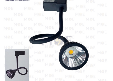 Goldenlight LED COB Track Light Head Spot Black Warmwhite H40 10W | H40 | سبوت ليد سكة مع ماسورة اسود ورم وايت