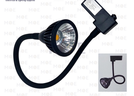 Goldenlight LED COB Track Light Head Spot Black Warmwhite H40 10W | H40 | سبوت ليد سكة مع ماسورة اسود ورم وايت