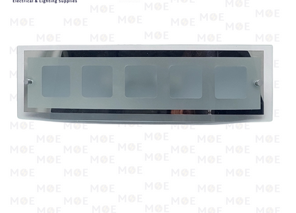 Goldenlight Mirror Light Applique Frosted Glass 2xE14 | W579-2 | ابليك مغسلة زجاج مغشى لمبتين