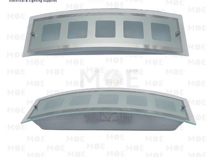 Goldenlight Mirror Light Applique Frosted Glass 2xE14 | W579-2 | ابليك مغسلة زجاج مغشى لمبتين