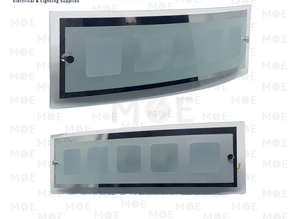 Goldenlight Mirror Light Applique Frosted Glass 2xE14 | W579-2 | ابليك مغسلة زجاج مغشى لمبتين