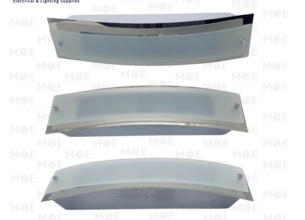Goldenlight Mirror Light Applique Frosted Glass 2xE14 | W679-2 | ابليك مغسلة زجاج مغشى لمبتين
