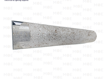 RB Mirror Light Applique White Pointed Glass 2xE14 | 33009/2 | ابليك مغسلة ساندويش مراية زجاج منقط ابيض