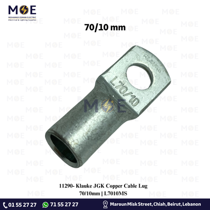 Klauke JGK Copper Cable Lug 70/10mm | L7010MS