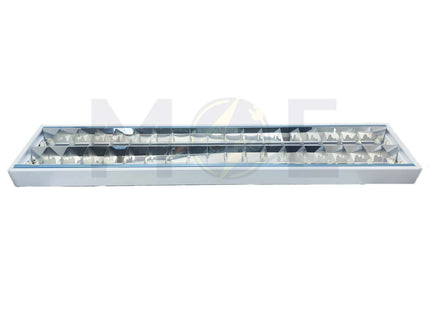 Philips Surface Fluorescent Tube Light Fixture With Electronic Ballast White 2xT8 2x36W 120x23.5cm  2xTLD 36W