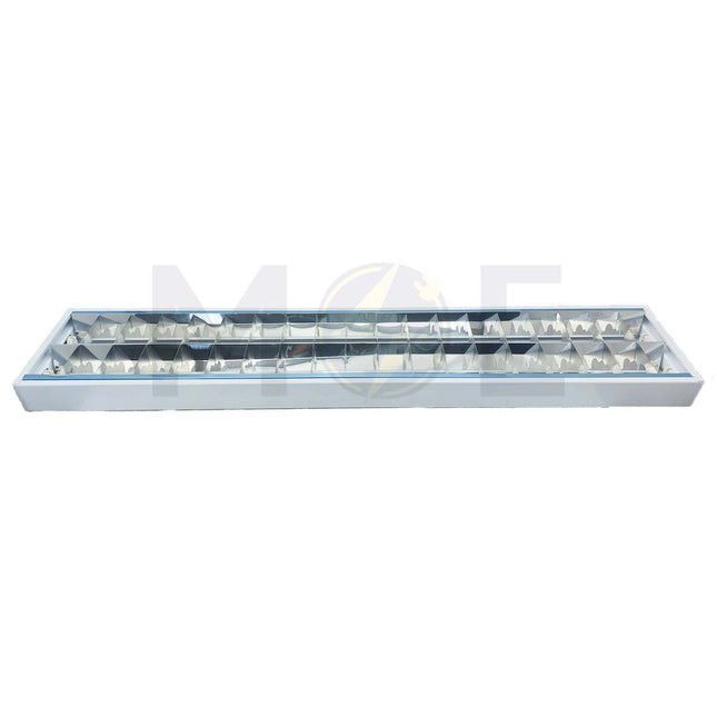 Philips Surface Fluorescent Tube Light Fixture With Electronic Ballast White 2xT8 2x36W 120x23.5cm  2xTLD 36W