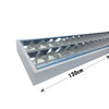 Philips Surface Fluorescent Tube Light Fixture With Electronic Ballast White 2xT8 2x36W 120x23.5cm  2xTLD 36W
