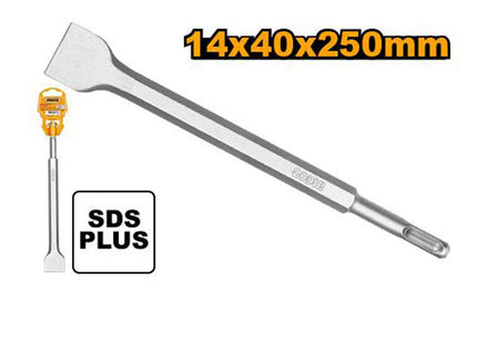 INGCO SDS Plus Flat Chisel 14x250x40mm | DBC0122502