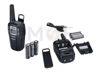 Uniden Two Way Radios  Walkie Talkie Rechargeable 23 Mile 2 Radios  SX237-2C
