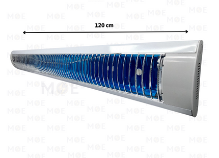 Greenlite Grid Tube Light Fixture With Electronic Ballast White 2x40W 2xT8 120cm | T8 2x40W WH | شاسي شفر فلورسنت مجوزة ترانس الكترون ابيض