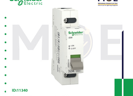 Schneider Disconnector Switch Isolator Acti9 iSW 1P 32A | A9S60132 | دجنتور ازولاتور - قاطع عزل
