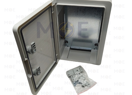 PC PANO Plastic Enclosure Blind Door PC Panel 350x250x150mm | AK5002 | خزانة بلاستيك درفة مسكرة