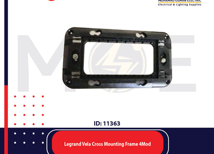 Legrand Vela Cross Mounting Frame 4module | 01172844 | شاسي مربعة