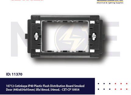 Gewiss System Mounting Frame Black 3module +screws | 24201 | شاسي مثلثة اسود