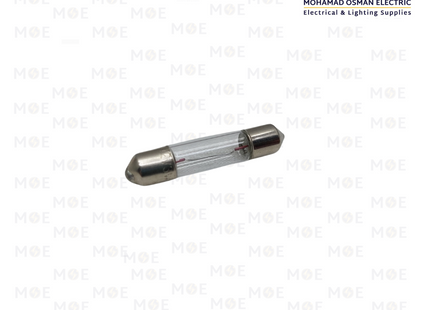Filament Incandescent Tubular Lamp SM 12V 3W 0.42A | 248523 | لمبة سيارة عادي انبوب