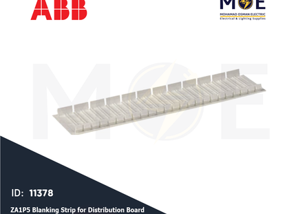 ABB ZA1P5 Blanking Strip For Distribution Board 12module | ABJ-2CPX062384R9999 | سدة تابلو
