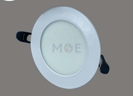 Greenlite LED Downlight/ Panel Light White Ceiling Flush Mounted Circular Daylight 6500K 800Lm 10.5cm 8W | GR-803-8W | سبوت ليد مدور مخفي ابيض دايلايت