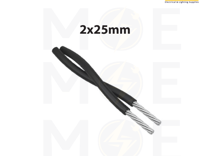 Liban Cables ABC Aluminum Cable ( Torsadé ) | EAXT 2x25mm ( 2x25//E ) | كابل هوائي المنيوم تورسدي
