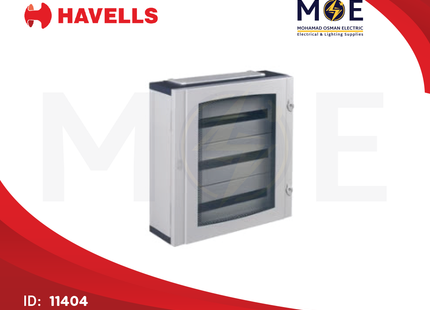 Havells FM Transp. Door 3Rx12module 36mod. | تابلو حديد مخفي غطا شفاف