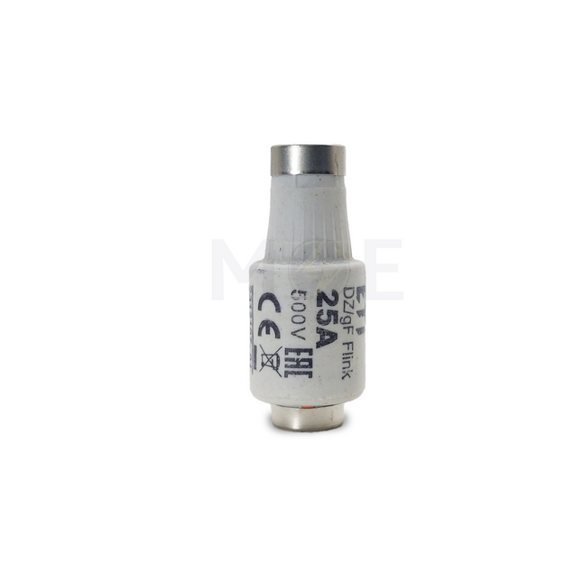 ETI Fuse Ceramic AC DZ/gF 500V 25A | DII فيوز بورسلين قنينة
