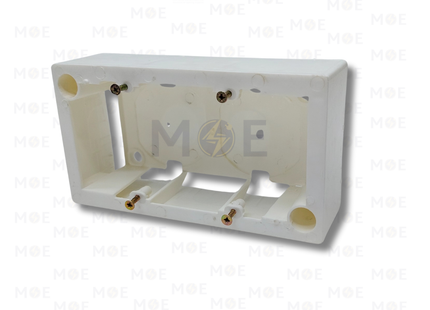 Surface Mounting Box 4module | Bx-4Mod-88 | بوات ظاهر مربع وطني