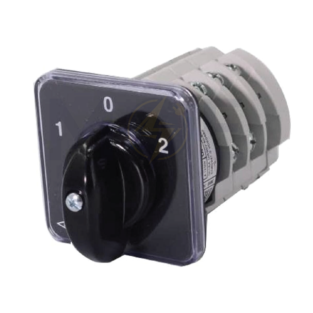 Bremas Change Over Switch 1-0-2 3P 25A 75x75mm | CA0200008PL2 | مفتاح سلفرتور
