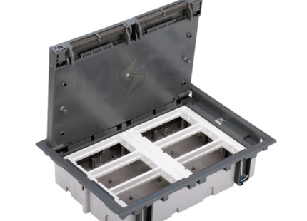 Simon CIMA Rectangular Floor Box Depth 70mm 24module | SF670/1 | علبة ارض
