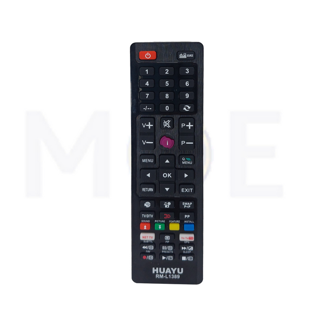 Huayu Universal TV Remote control For Vestel LCD/LED TVs | RM-L1389