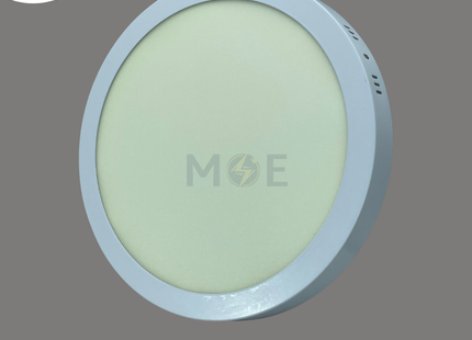 Cuperlight LED Downlight/ Panel Light White Ceiling Surface Mounted Circular WarmWhite 3000K 3000Lm 30cm 30W | CPR-30W | سبوت ليد مدور ظاهر ابيض ورم وايت