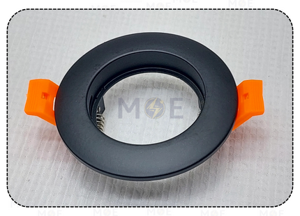 Onlex downlight / Spotlight Frame MR16 Recessed Fix Circular Black 6cm | سبوت فارغ مدور مخفي اسود ثابت