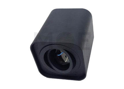Cuperlight Single Cube Downlight / Spotlight Frame Black Surface Square Adjustable Spot GU10 9x9x10.5cm
