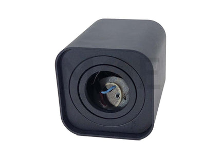 Cuperlight Single Cube Downlight / Spotlight Frame Black Surface Square Adjustable Spot GU10 9x9x10.5cm