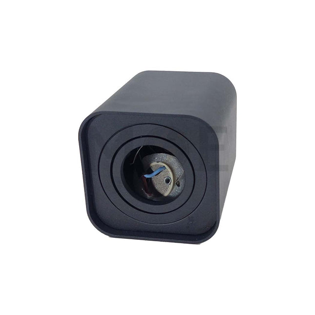 Cuperlight Single Cube Downlight / Spotlight Frame Black Surface Square Adjustable Spot GU10 9x9x10.5cm