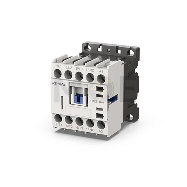 Kripal Mini Contactor 3P (16-20A) 3NO, Aux: 1NO 220VAC | ZJ-UKC1-16M-22NO ميني كونتكتور 3 فاز