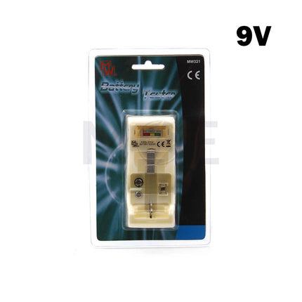 MW Battery Tester For AAA, AA, C, D, 9V & Button Cell | MW321