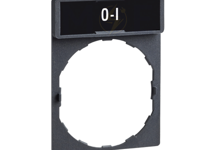 Legend Plate 22mm 30x40mm marked O-I | ستيكرز بلاستيك