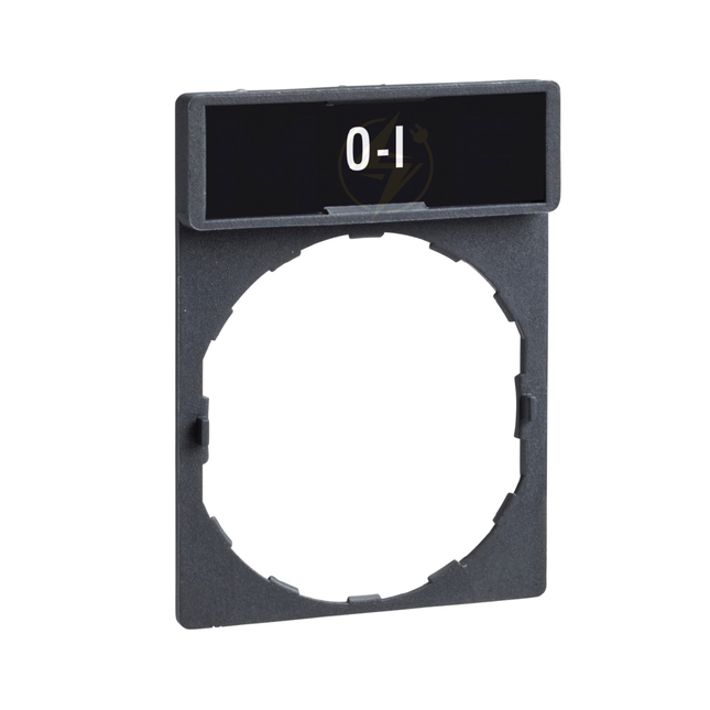 Legend Plate 22mm 30x40mm marked O-I | ستيكرز بلاستيك