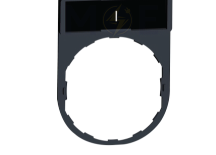Legend Holder for Flush Mounted Heads Without Legend 22mm 30x45mm | تعليقة ستيكرز بلاستيك فارغة
