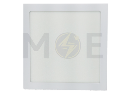 Mec LED Downlight/ Panel Light White Ceiling Surface Mounted Square Warmwhite 30cm 24W | MEC-WH-WW-24W