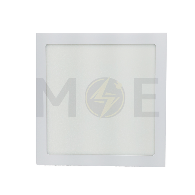 Mec LED Downlight/ Panel Light White Ceiling Surface Mounted Square Warmwhite 30cm 24W | MEC-WH-WW-24W