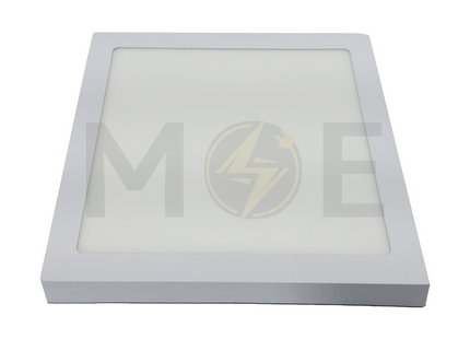 Mec LED Downlight/ Panel Light White Ceiling Surface Mounted Square Warmwhite 30cm 24W | MEC-WH-WW-24W