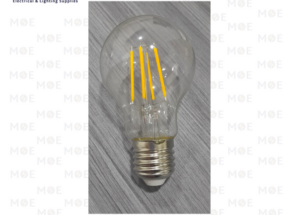 Louma A60 LED Lamp Clear Filament Bulb WarmWhite E27 5W | لمبة ليد برم فيلامنت بول شفاف ورم وايت