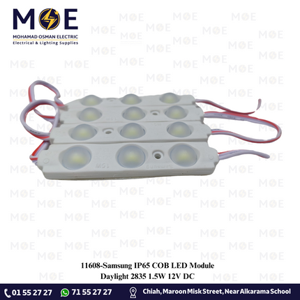 Samsung IP65 COB LED Module Daylight 2835 1.5W 12V DC