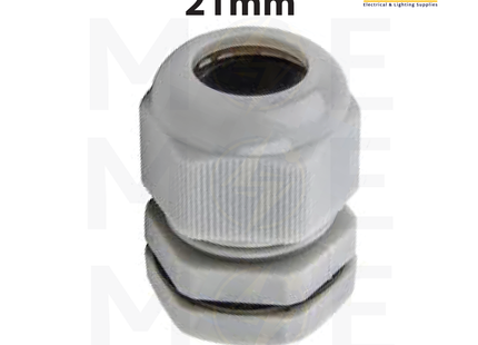 Orient Cable Gland PG21 ( 13mm - 18mm ) | PG21 | برس اتوب للكابل رمادي