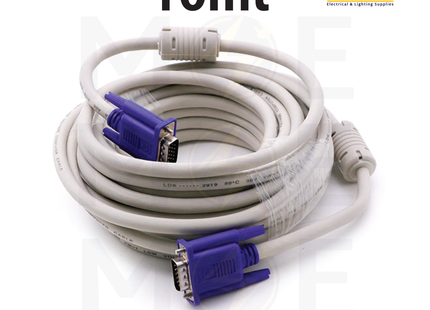 VGA Cable / Monitor Cable | VGA Male to VGA Male | 10mt | وصلة
