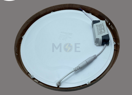 CuperLight LED Downlight/ Panel Light Wooden Ceiling Surface Mounted Circular Warmwhite 3500K 3000Lm 30cm 30W | CPR-30W | سبوت ليد مدور ظاهر خشبي ورم وايت