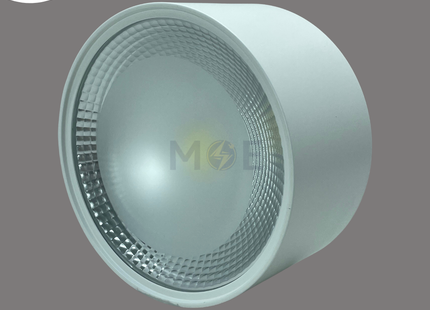CuperLight LED COB Downlight/ Panel Light White Ceiling Surface Mounted Circular Daylight 6500K 15cm 30W | 66093-COB-30W | سبوت ليد مدور ظاهر ابيض دايلايت