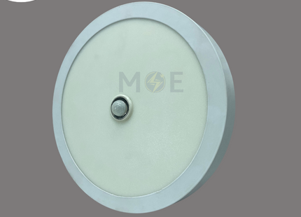 CuperLight PIR Motion Sensor LED Downlight/ Panel Light White Ceiling Surface Mounted Circular Daylight 6000K 30cm 35W | سبوت ليد مدور ظاهر ابيض دايلايت مع حساس حركة
