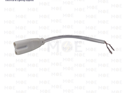 RGB Strip LED Power Input Cable 10mm Cable without plug 2P For Tube Light Fixture T4 | وصلة كهرباء لشاسي ليد